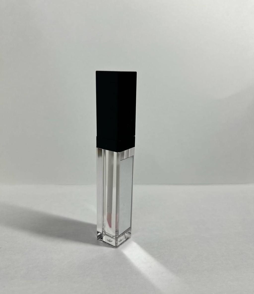 Clear color changing led light lip glossoss