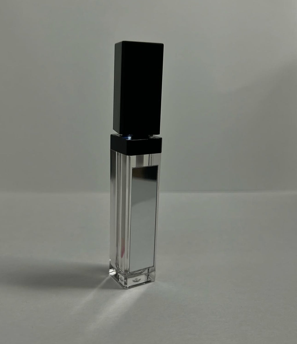 Clear color changing led light lip glossoss