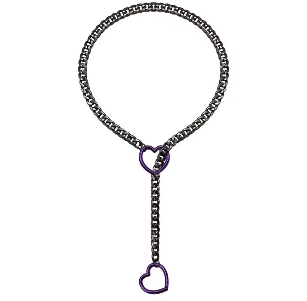 Heart Stainless Steel Slip Chain